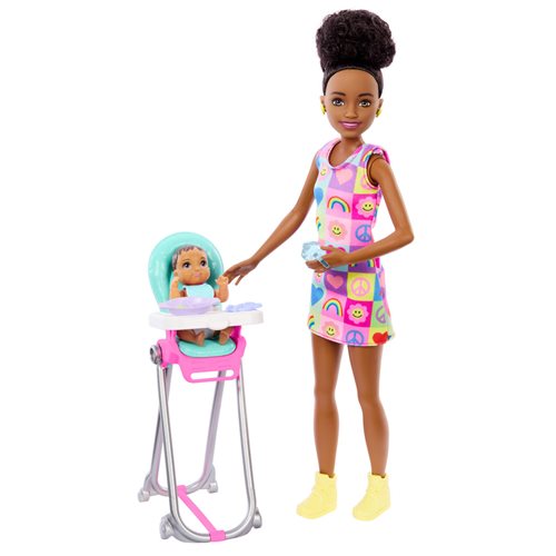 Barbie Skipper Babysitters Inc. Playset and Doll with Black Hair