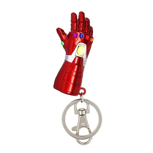 Iron Man Nano Gauntlet Pewter Key Chain