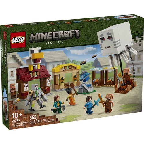 LEGO 21273 Minecraft The Ghast Balloon Village Attack