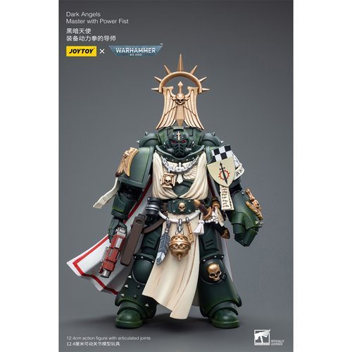 Joy Toy Warhammer 40,000 Dark Angels Master With Power Fist 1:18 Scale Action Figure