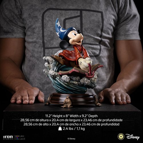Fantasia Sorcerer Mickey 1:10 Deluxe Art Scale Limited Edition Statue