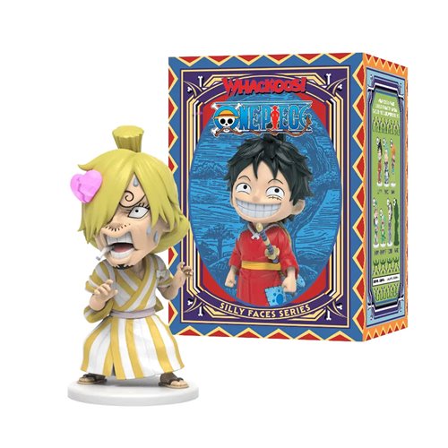 One Piece Whackoos Series Vinyl Mini-Figure Display Tray of 6