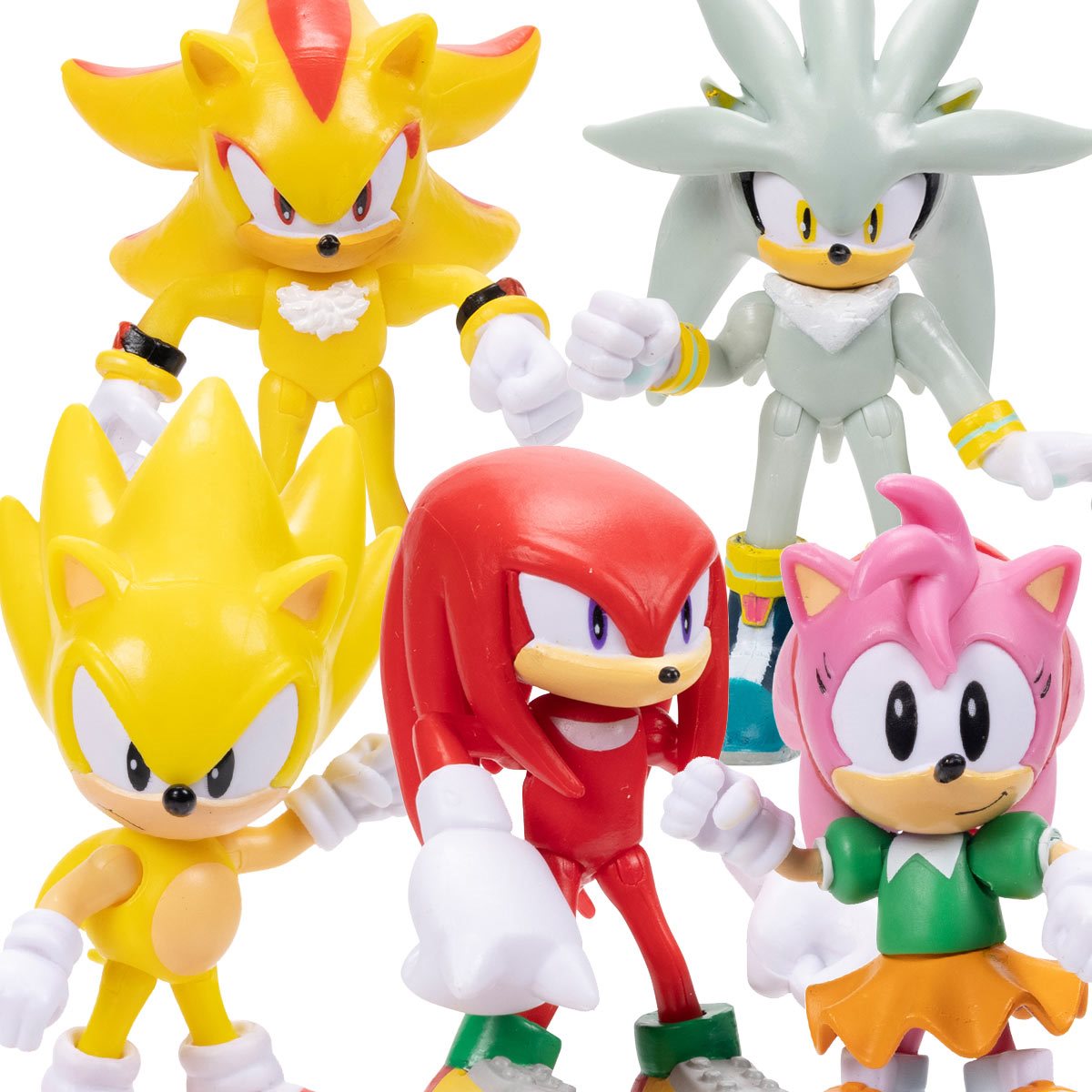 Sonic The Hedgehog Classic Collection Dr. Eggman, Kunckles, Sonic, Tails  Amy Exclusive 2.5 Action Figure 5-Pack Jakks Pacific - ToyWiz