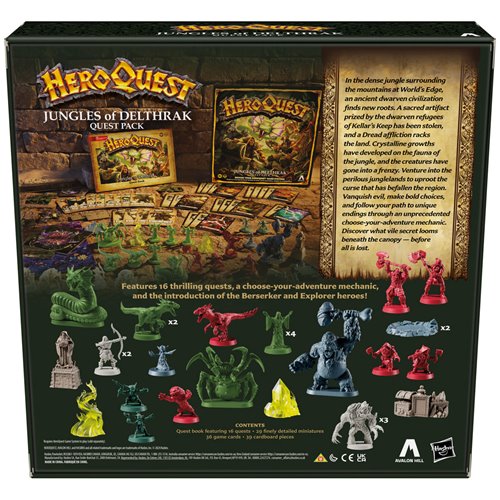 HeroQuest Jungles of Delthrak Quest Pack - Expansion Pack