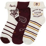 Harry Potter Hogwarts Quarter Crew Sock 3-Pack