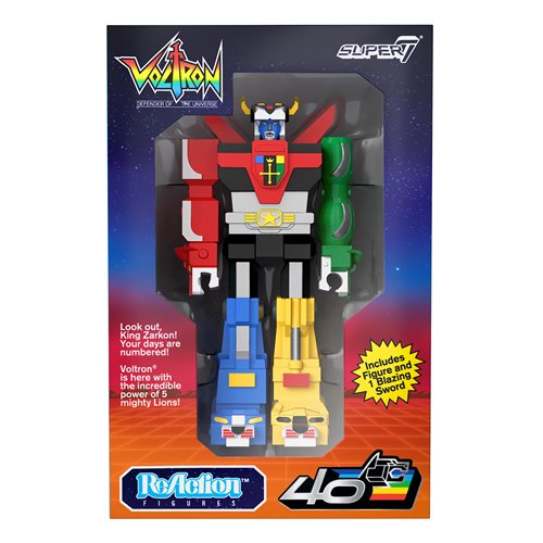 Voltron Vintage Package 3 3/4-Inch ReAction Figure - SDCC Exclusive