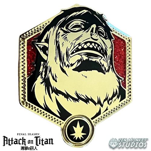 Attack on Titan Final Season Beast Titan Gold Series Enamel Pin