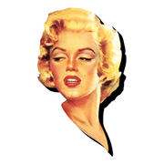 Marilyn Monroe Face Funky Chunky Magnet