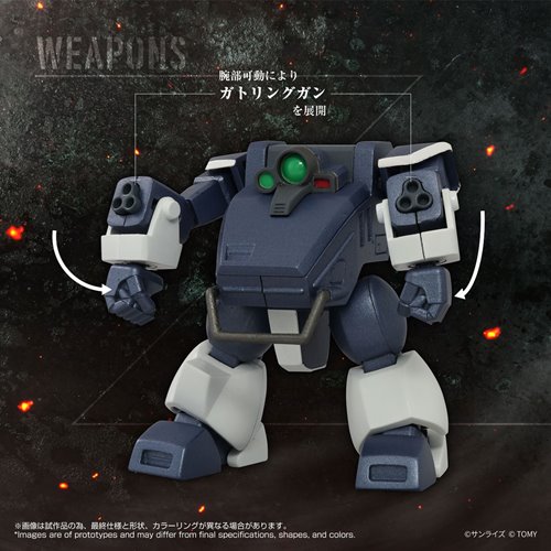 Armored Trooper Votoms 08 Zwerg Sand Loader T-Spark Toyrise AT Collection Action Figure