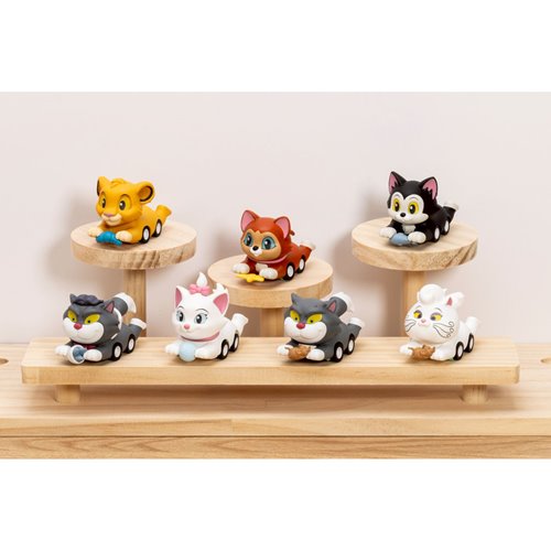 Disney Cats Mini Egg Attack MEA-125 Pounce and Go Series Blind Box Vehicle Case of 6