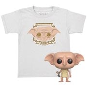 Harry Potter Dobby Pocket Pop! with Youth White Pop! T-Shirt