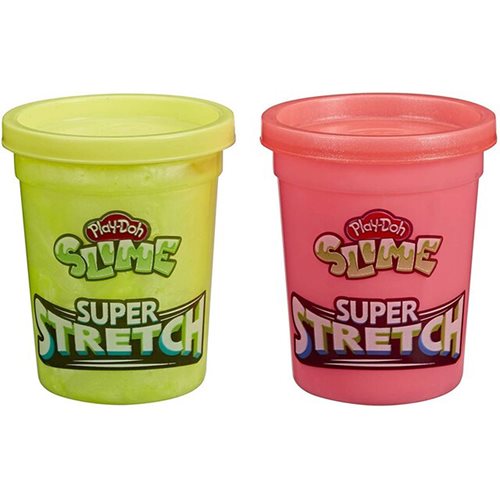 Play-Doh Slime Super Stretch 2-Pack Yellow and Red, Not Mint