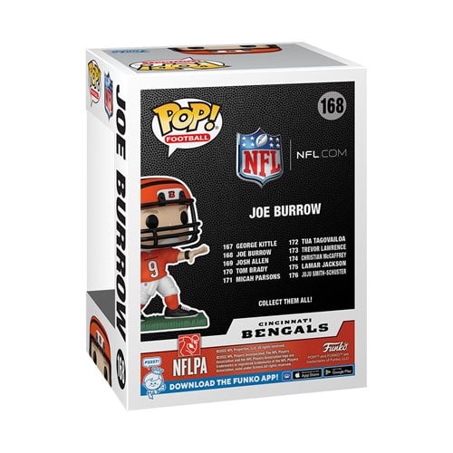NFL Cincinnati Bengals Joe Burrow Pop! Vinyl Figure