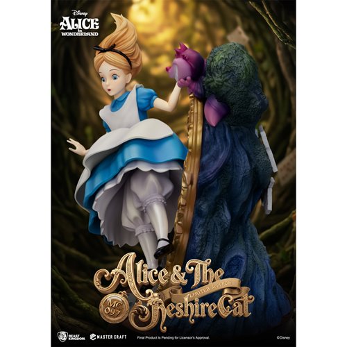 Alice in Wonderland Alice and The Cheshire Cat MC-097 Master Craft Statue