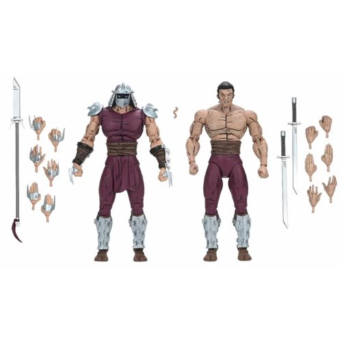 Teenage Mutant Ninja Turtles Mirage Comics Worms of Madness Shredder Action Figure 2-Pack