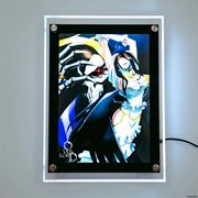 Overlord Albedo and Ains Ooal Gown LED Poster