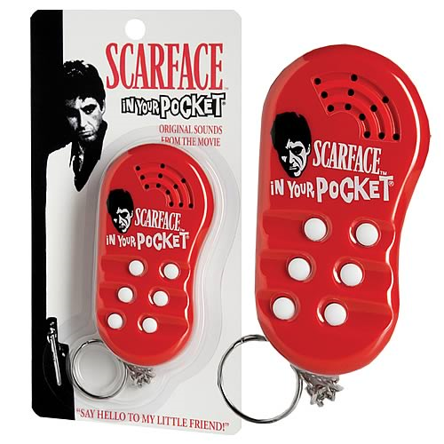 Scarface In Your Pocket Electronic Talking Keychain