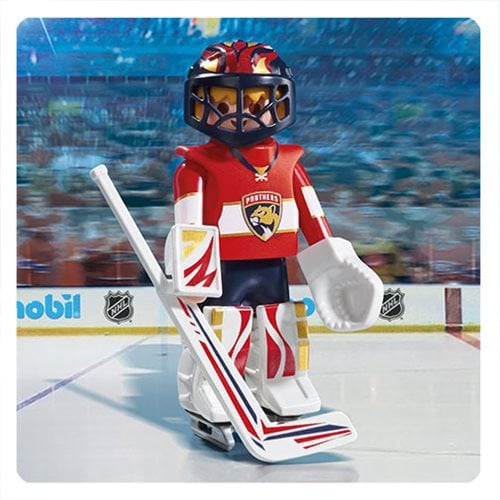 Playmobil 9191 NHL Florida Panthers Goalie Action Figure