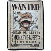 One Piece Luffy Wanted Throw Blanket