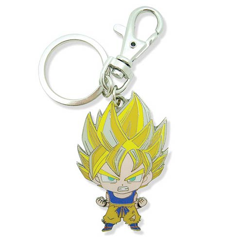 Dragon Ball Z Super Saiyan Goku Metal Key Chain