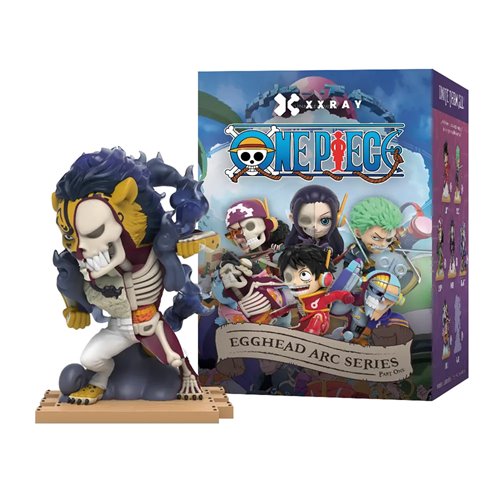 One Piece Series 9 Egghead Arc Edition Part 1 XXRAY Mini-Figure Display Tray of 6