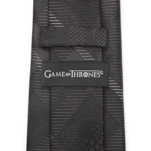 Game of Thrones Targaryen Dragon Black Plaid Silk Men's Tie