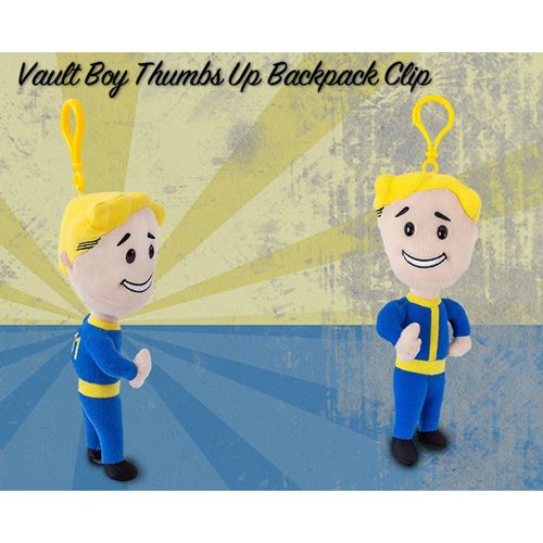Fallout 4 Vault Boy 111 Thumbs Up Backpack Clip