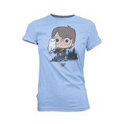 Harry Potter and Hedwig Super Cute Juniors T-Shirt