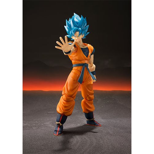 Brand New Dragon Ball Z Super Saiyan God Goku Figure Toy