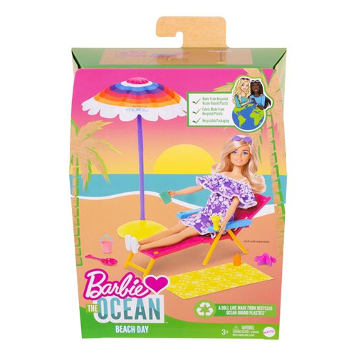 Barbie Loves the Ocean Beach Day Playset Entertainment Earth