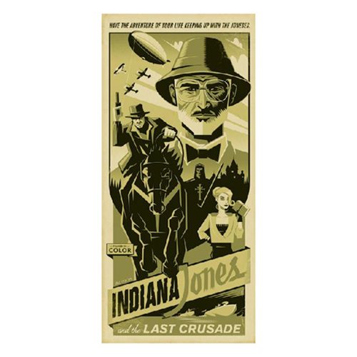 Indiana Jones Have the Adventure of Your Life by Eric Tan Gallery Wrapped Canvas Giclee Art Print