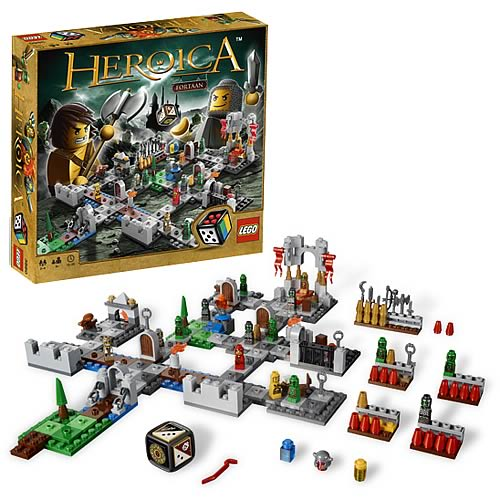 ly Etablering klistermærke LEGO Games 3860 Heroica Castle Fortaan Game