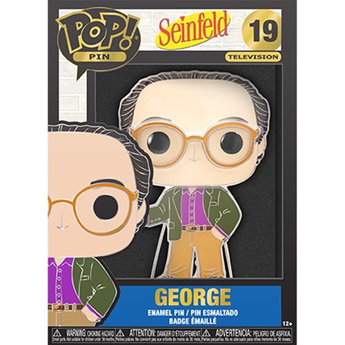 Seinfeld George Large Enamel Pop! Pin