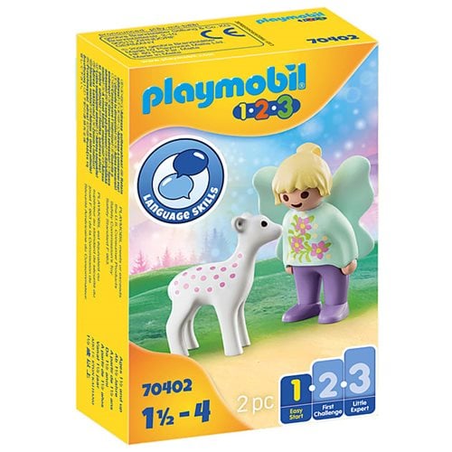 Playmobil 1.2.3 70402 Fairy Friend with Fawn