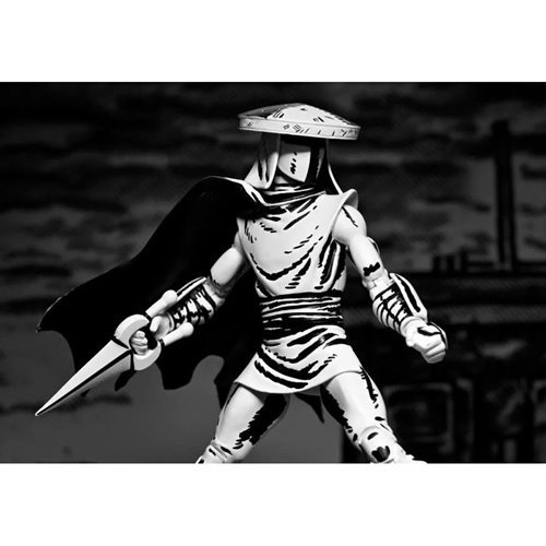 Teenage Mutant Ninja Turtles Mirage Comics Elite Foot Ninja Guard Black & White Variant 7-Inch Scale