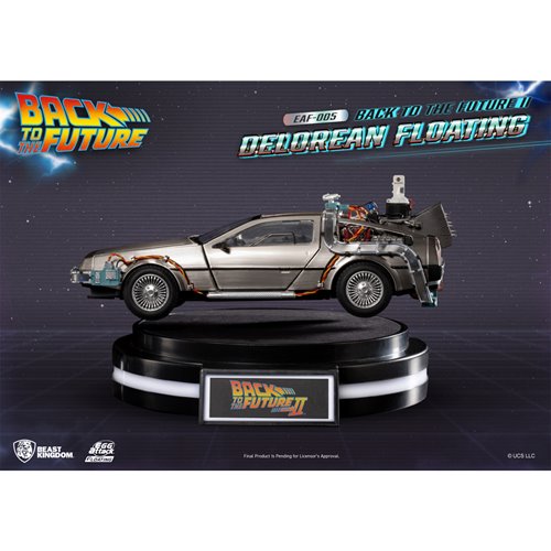 Back to the Future II Delorean Floating EAF-005 Egg Attack Floating Statue