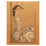 Star Wars: The Force Awakens Beyond Jakku by Karen Hallion Lithograph Art Print