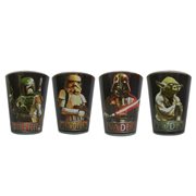 Star Wars Characters with Names Mini-Glass 4-Pack