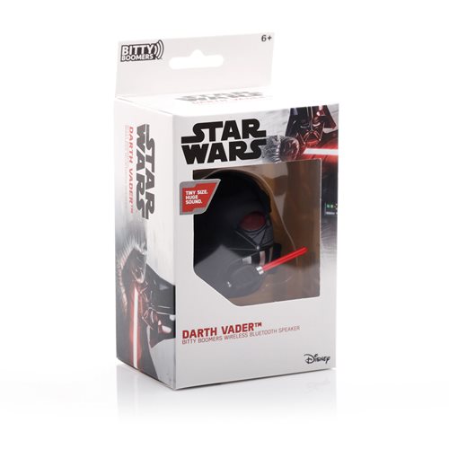 Star Wars Darth Vader with Lightsaber and Red Eyes Bitty Boomers Bluetooth Mini-Speaker