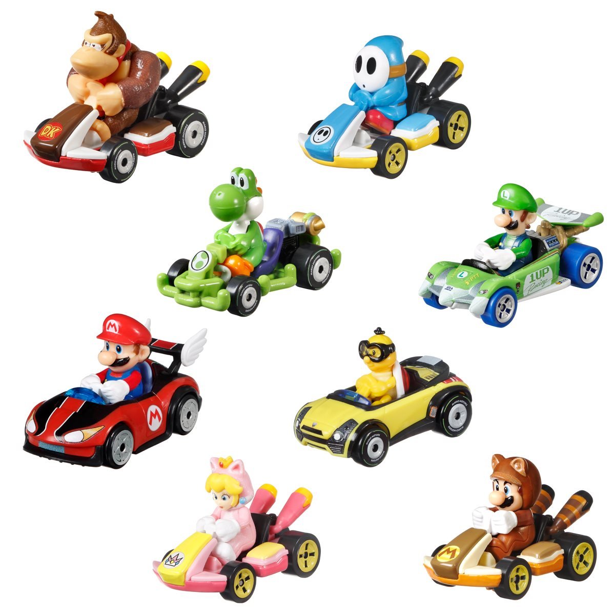 Hot Wheels Mario Kart Diecast Cars Choose Character