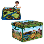 Dinosaur ZipBin Collector Toy Box and Playmat Carry Case