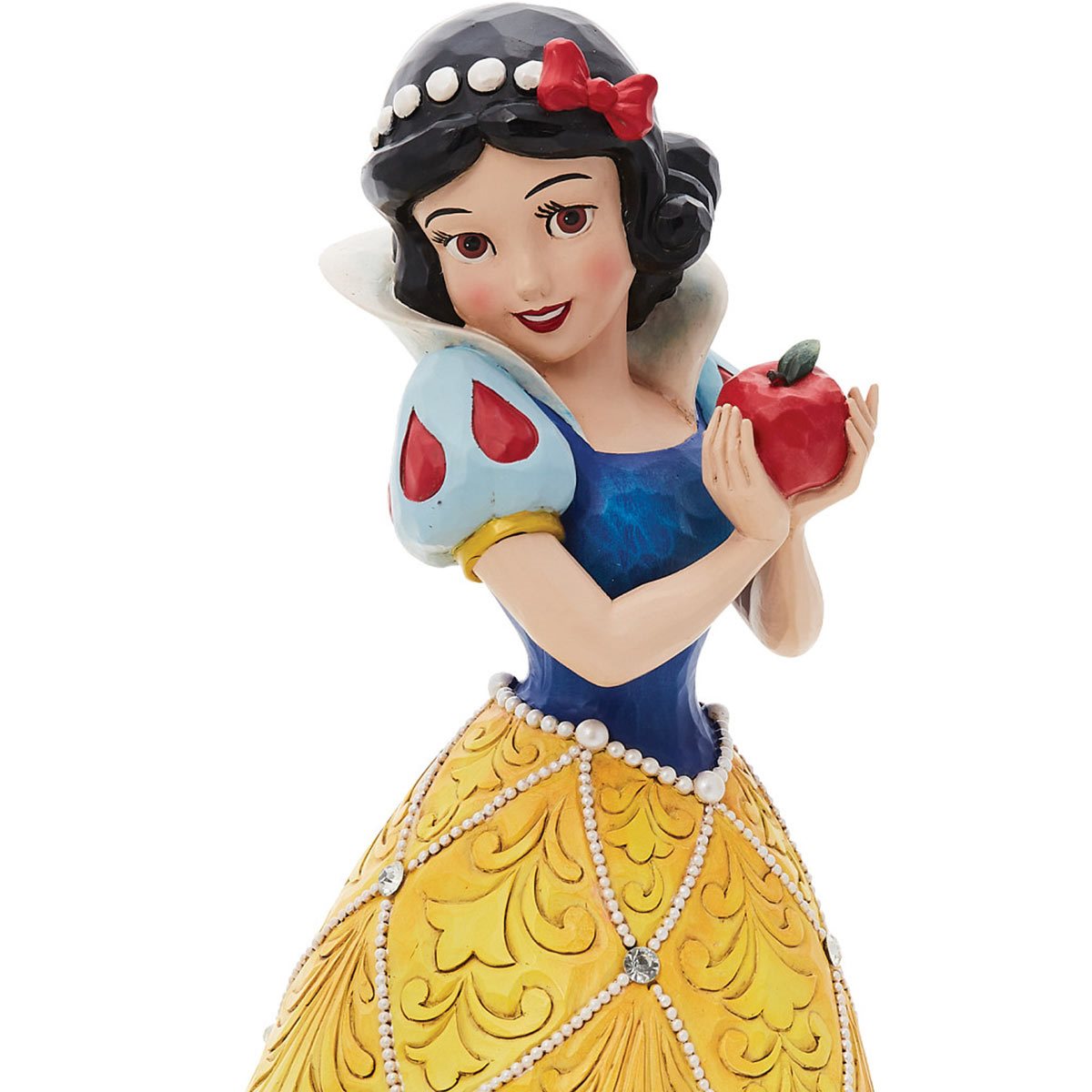 Enesco Disney Traditions by Jim Shore Snow White and The Seven Dwarfs  Standing on Log Figurine, 8.25 Inch, Multicolor