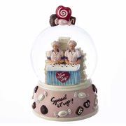 I Love Lucy Chocolate Factory Musical Waterglobe