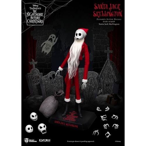 Nightmare Before Christmas Santa Jack Skellington DAH-019SP Dyn 8-ction Action Figure