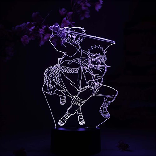 Naruto: Shippuden Naruto and Sasuke Otaku Lamp