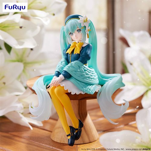 Vocaloid Hatsune Miku Flower Fairy Lily Noodle Stopper Statue