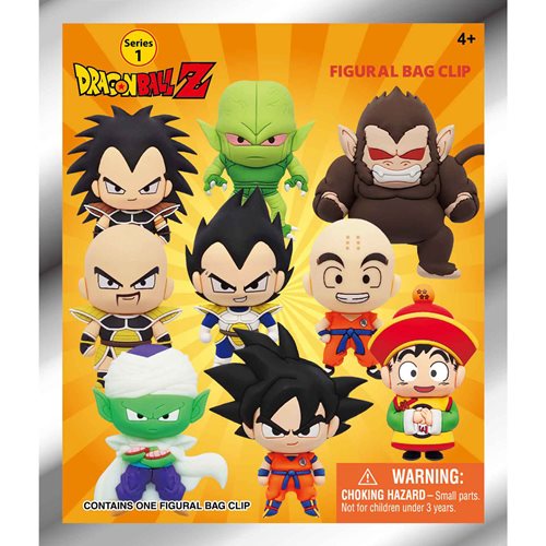 Dragon Ball Z Series 1 Figural Bag Clip Random 6-Pack