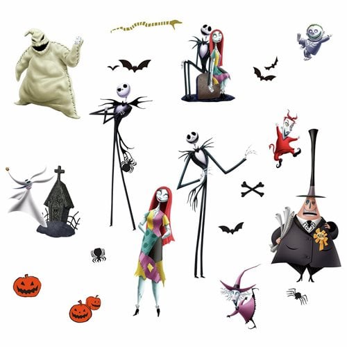 The Nightmare Before Christmas Peel and Stick Wall Decals