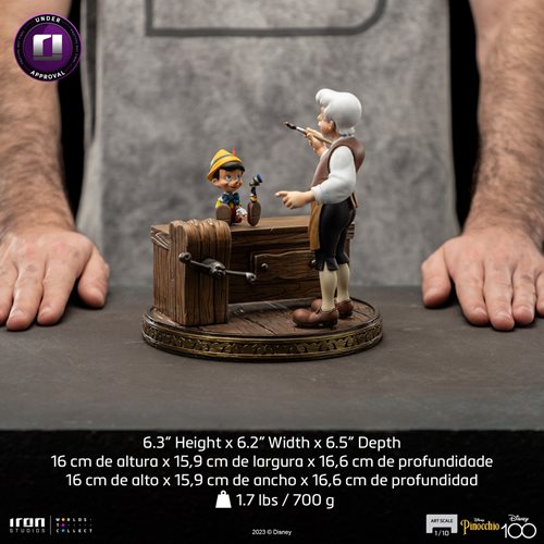 Disney 100 Pinocchio and Geppetto Art Scale Limited Edition 1:10 Statue