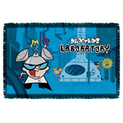 Dexters Laboratory Lab Woven Tapestry Throw Blanket